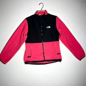 The North Face Black &‎ Pink Fleece Full Zip-up Sweatshirt Women Size S